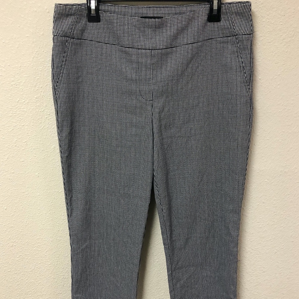 Hilary Radley Houndstooth Women's Sz Large Pants
